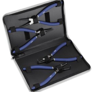 ALYCO JUEGO ALICATES PARA ARANDELAS SEEGER, BOLSA DE NYLON 101222