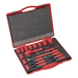 ALYCO JUEGO DE LLAVES DE VASO DE 1/2″ AISLADOS 190300