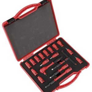 ALYCO JUEGO DE LLAVES DE VASO DE 1/4″ AISLADO 190302