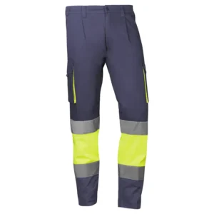 JUBA PANTALÓN UNISEX ELÁSTICO MULTIBOLSILLOS BICOLOR HV910DNYEL