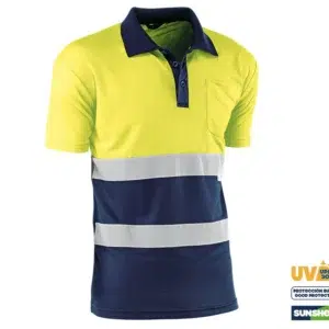 JUBA POLO DE MANGA CORTA HV720BCAZUL GALES