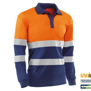 JUBA POLO DE MANGA LARGA HV730BCMLAZUL EIRE