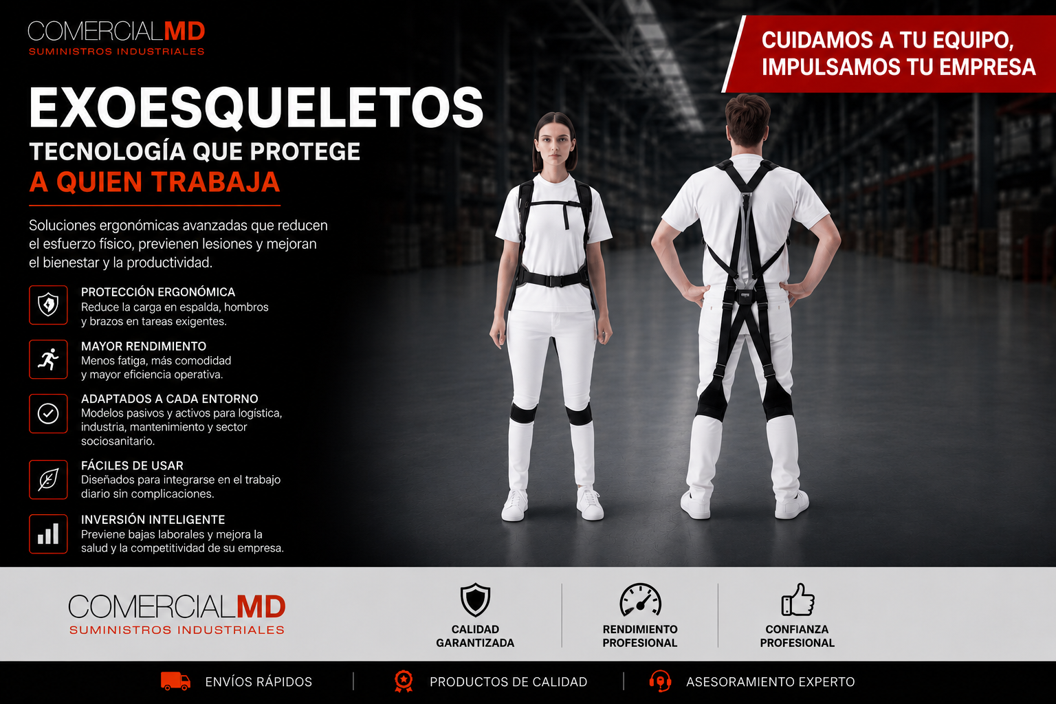 Lee más sobre el artículo Gama de Exoesqueletos Inovix: soluciones reales para proteger la salud de los trabajadores